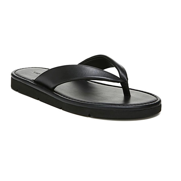 Vince Leather Flip Flop Sandal - Picture 12 of 14